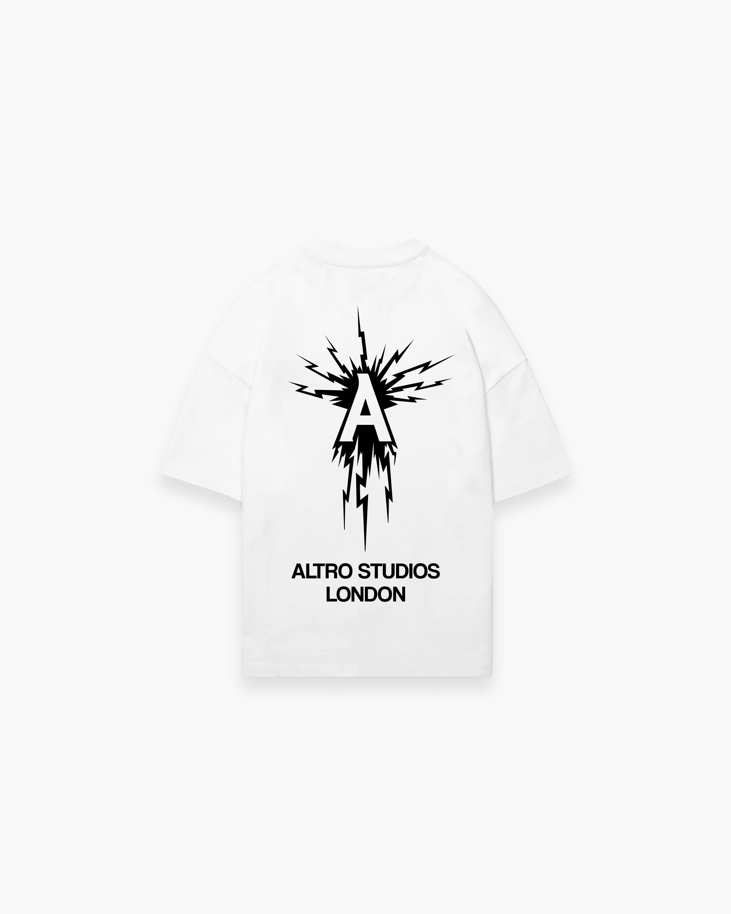 Altro Studios Lightning Logo Print T-Shirt Oversized