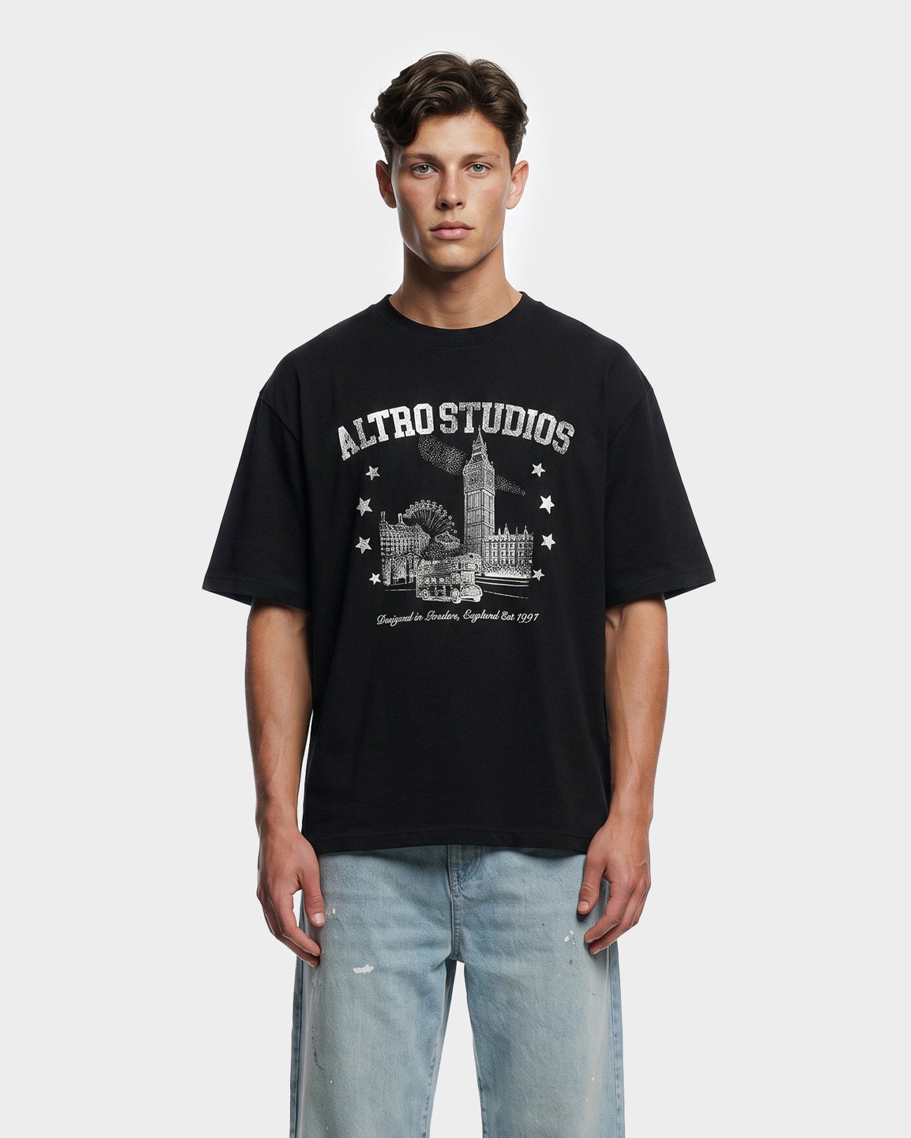 Altro Studios Logo Print T-Shirt Oversized