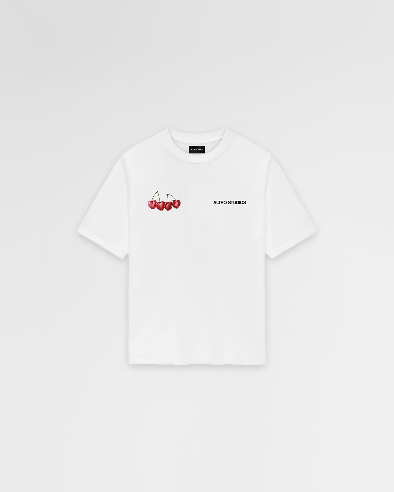 Altro Studios Cherry Logo Print T-Shirt Oversized