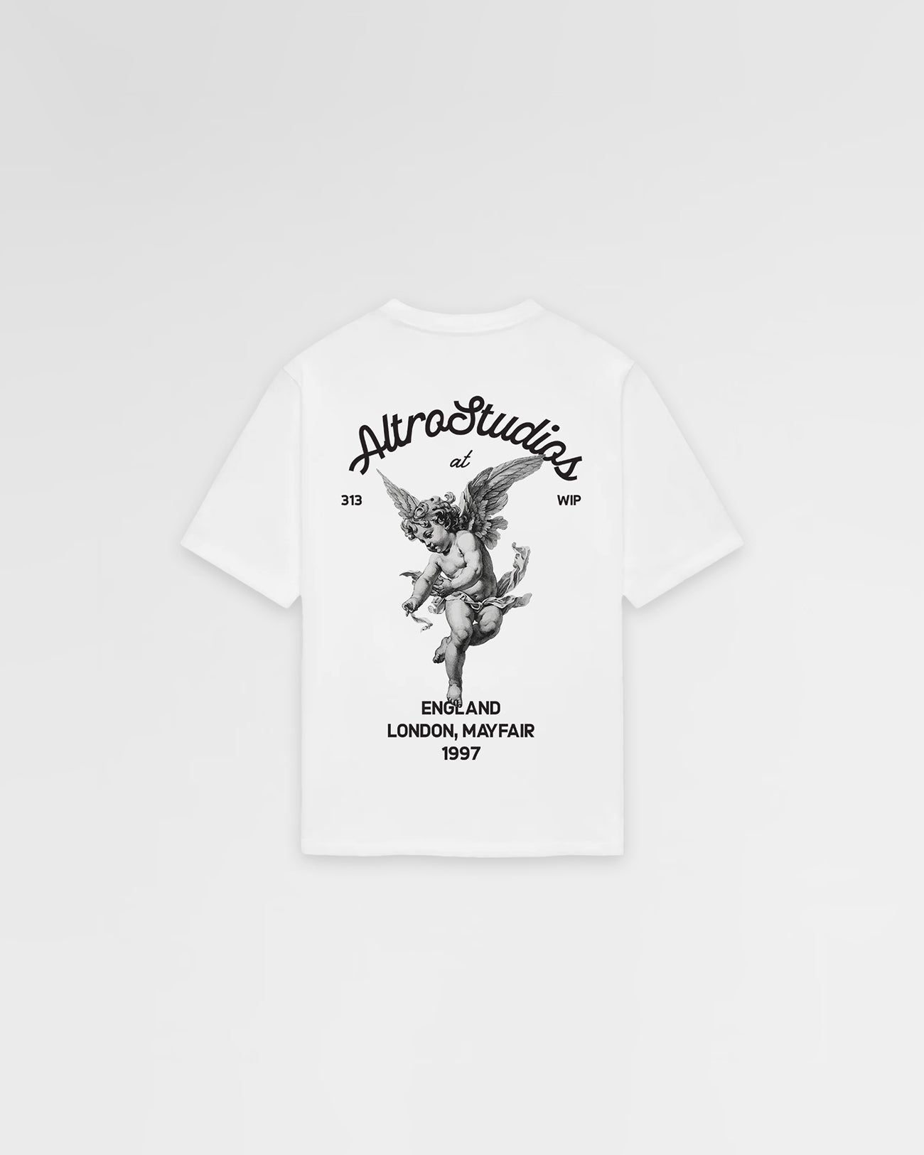 Altro Studios Logo Cupid Print T-Shirt Oversized