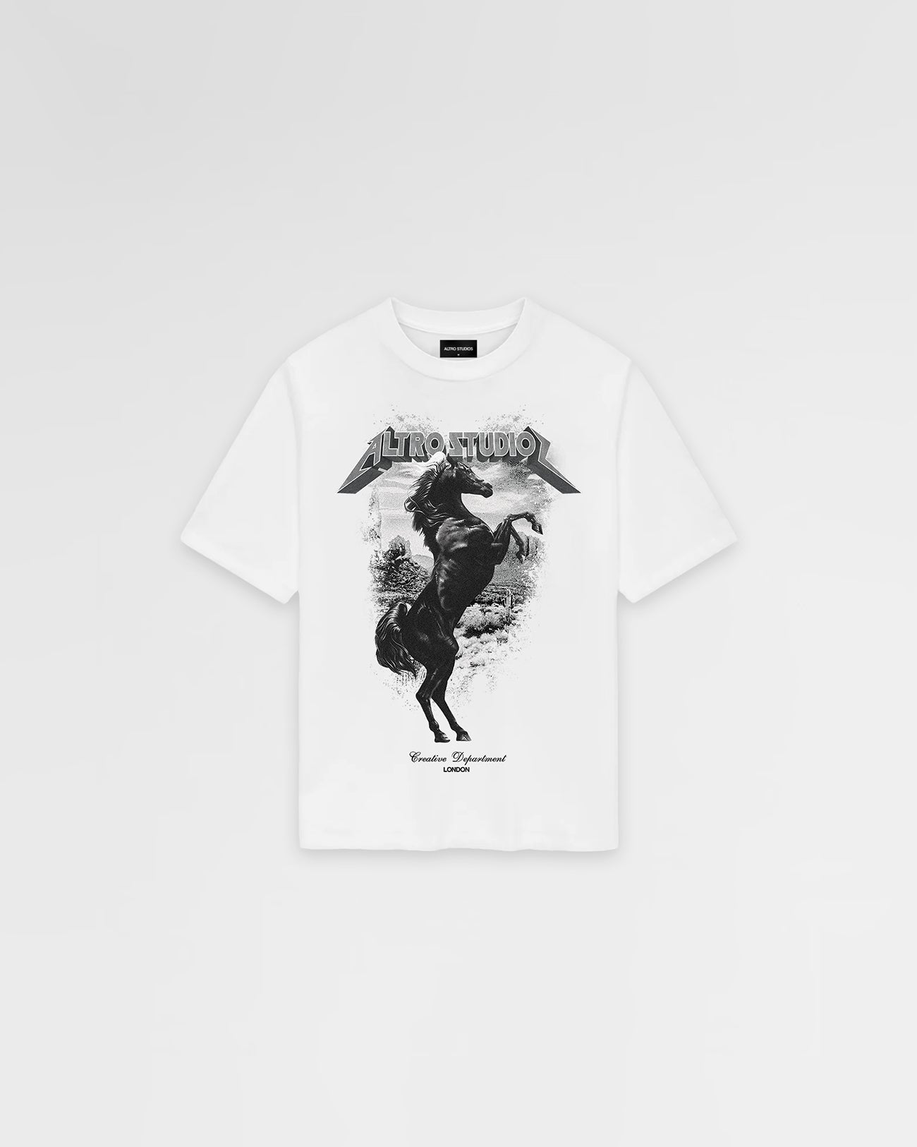 Altro Studios Wild Horse Logo Print T-Shirt Oversized