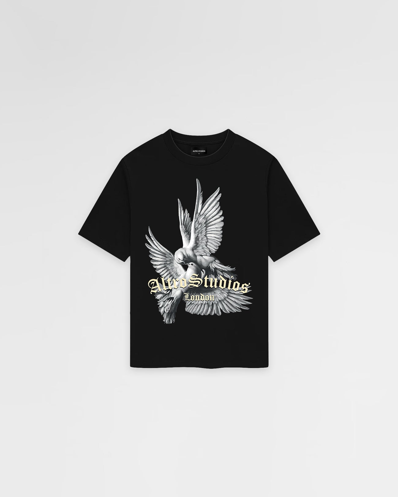 Altro Studios Birds Logo Print T-Shirt Oversized