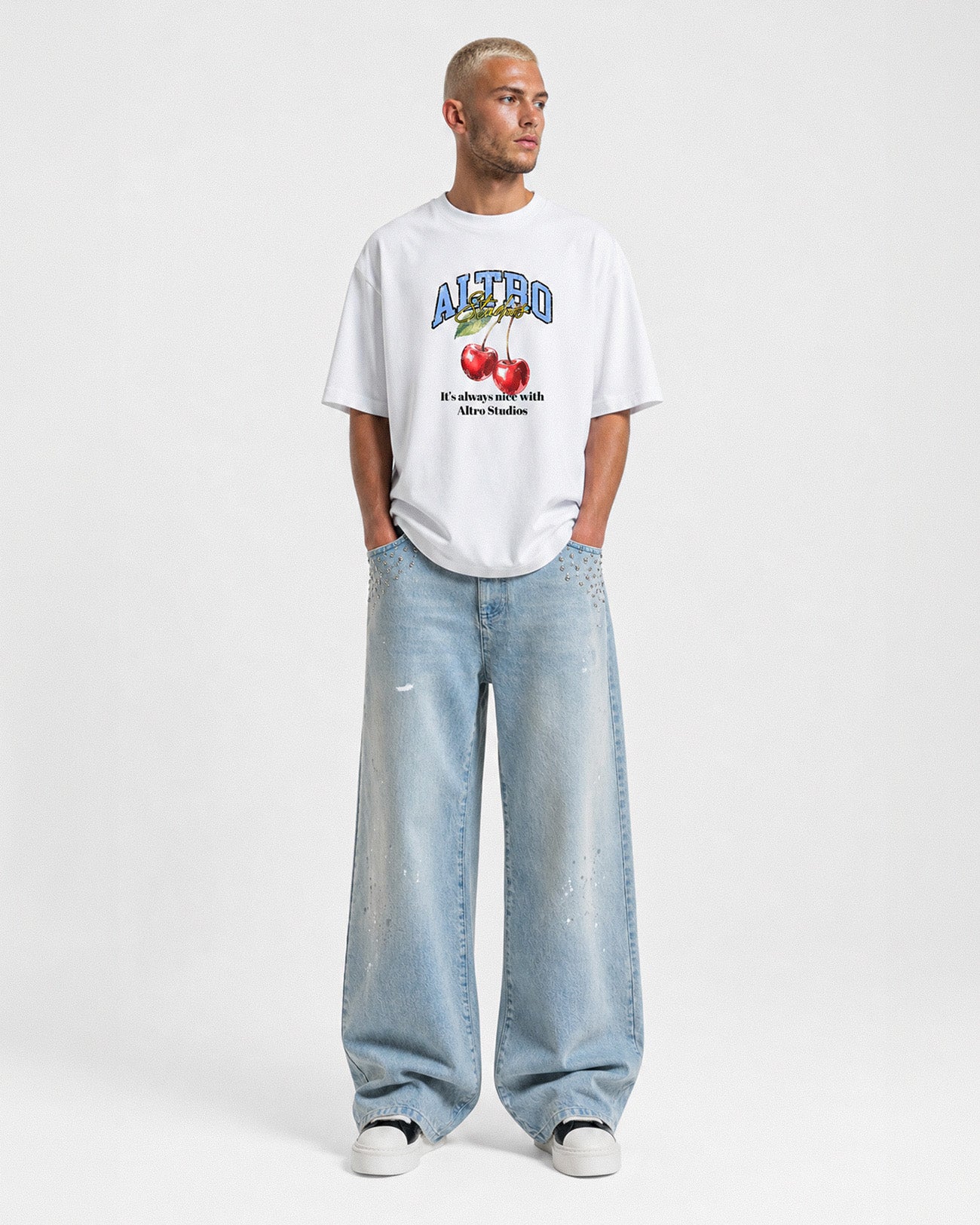 Altro Studios Logo Print T-Shirt Oversized