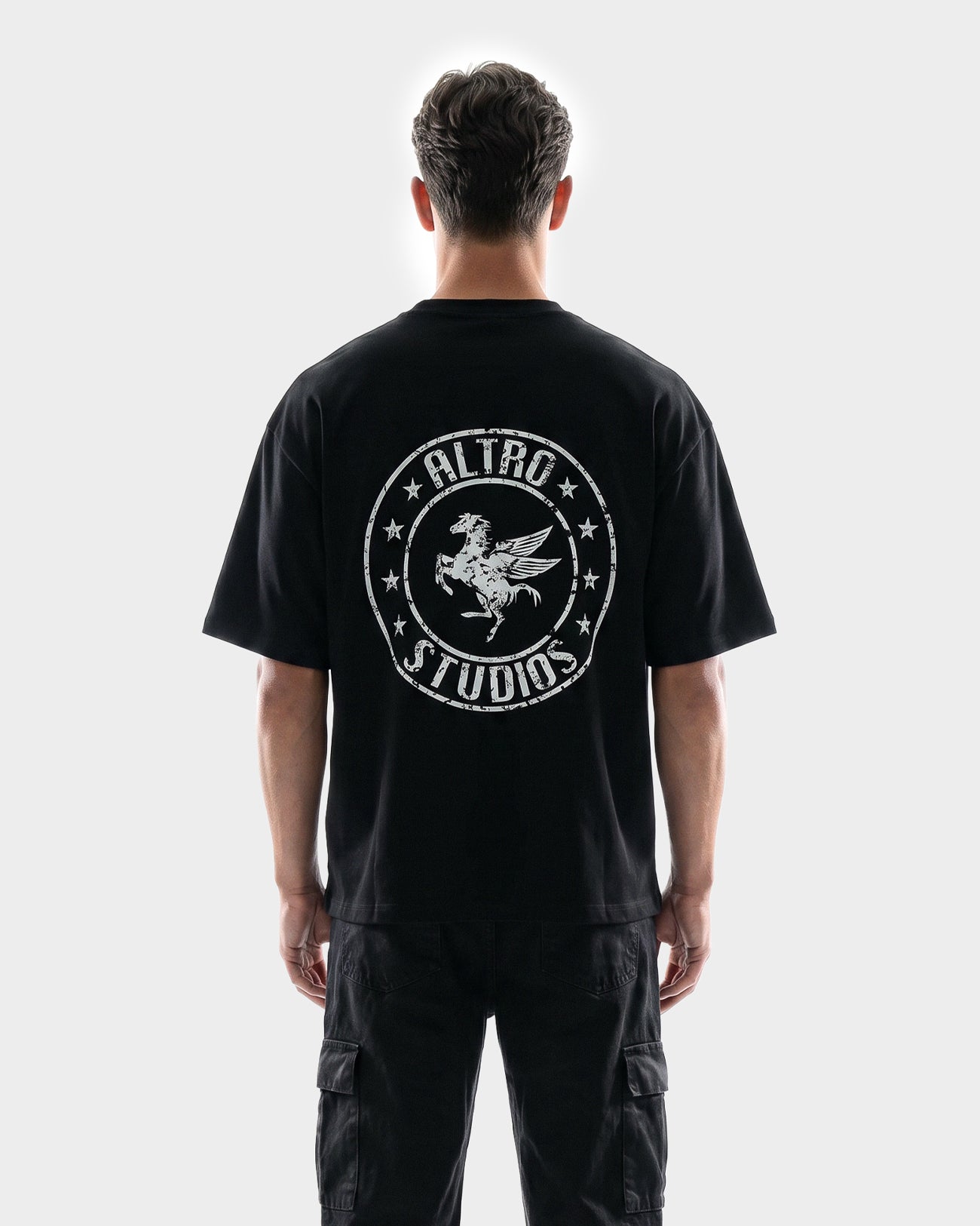Altro Studios Logo Print T-Shirt Oversized