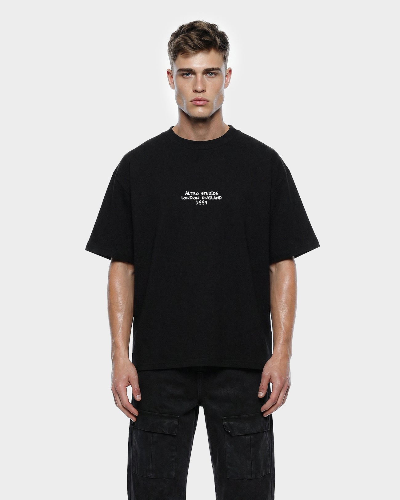 Altro Studios Logo Print T-Shirt Oversized
