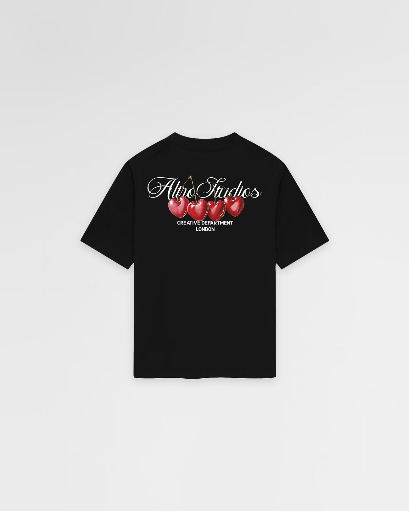 Altro Studios Cherry Logo Print T-Shirt Oversized