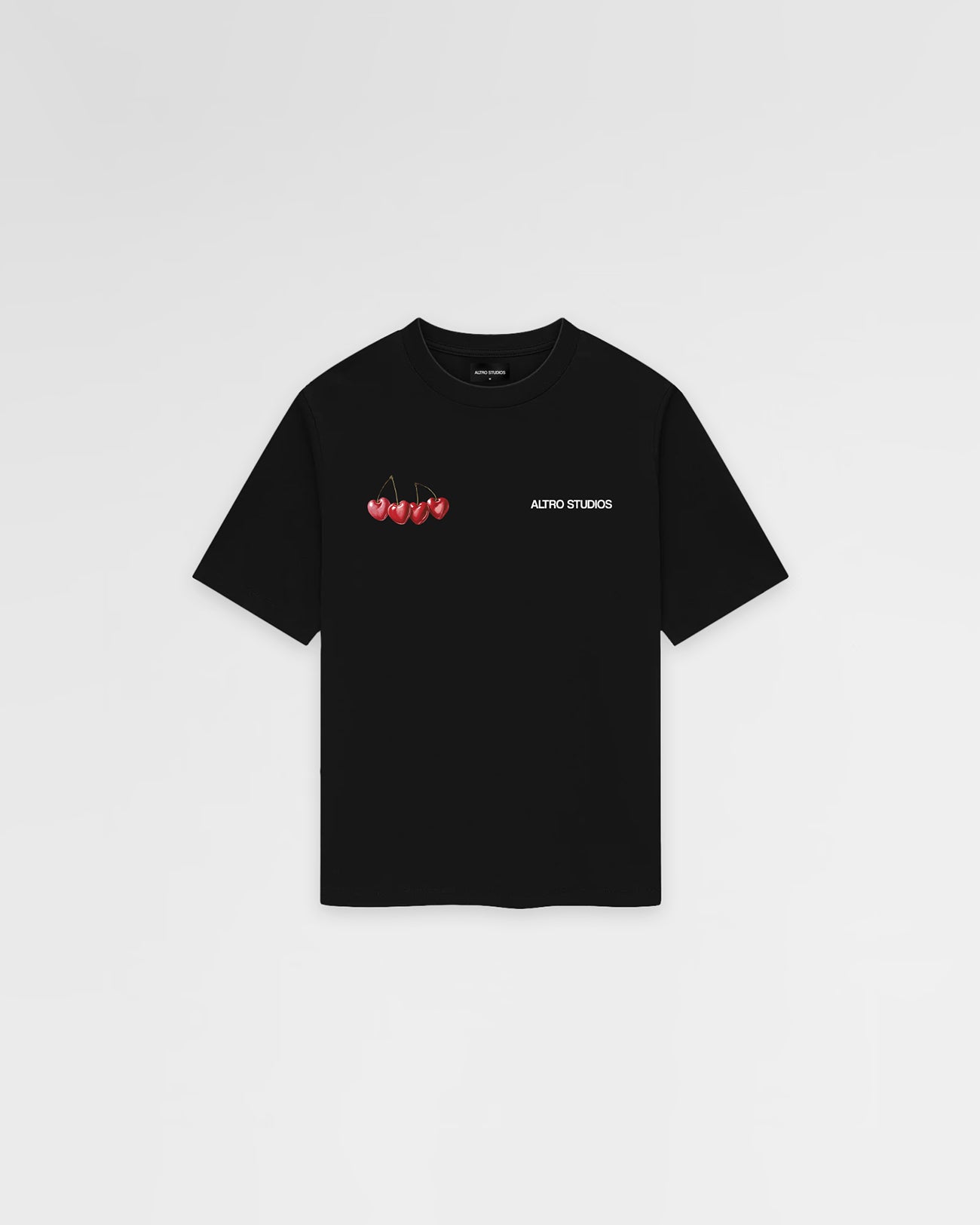 Altro Studios Cherry Logo Print T-Shirt Oversized
