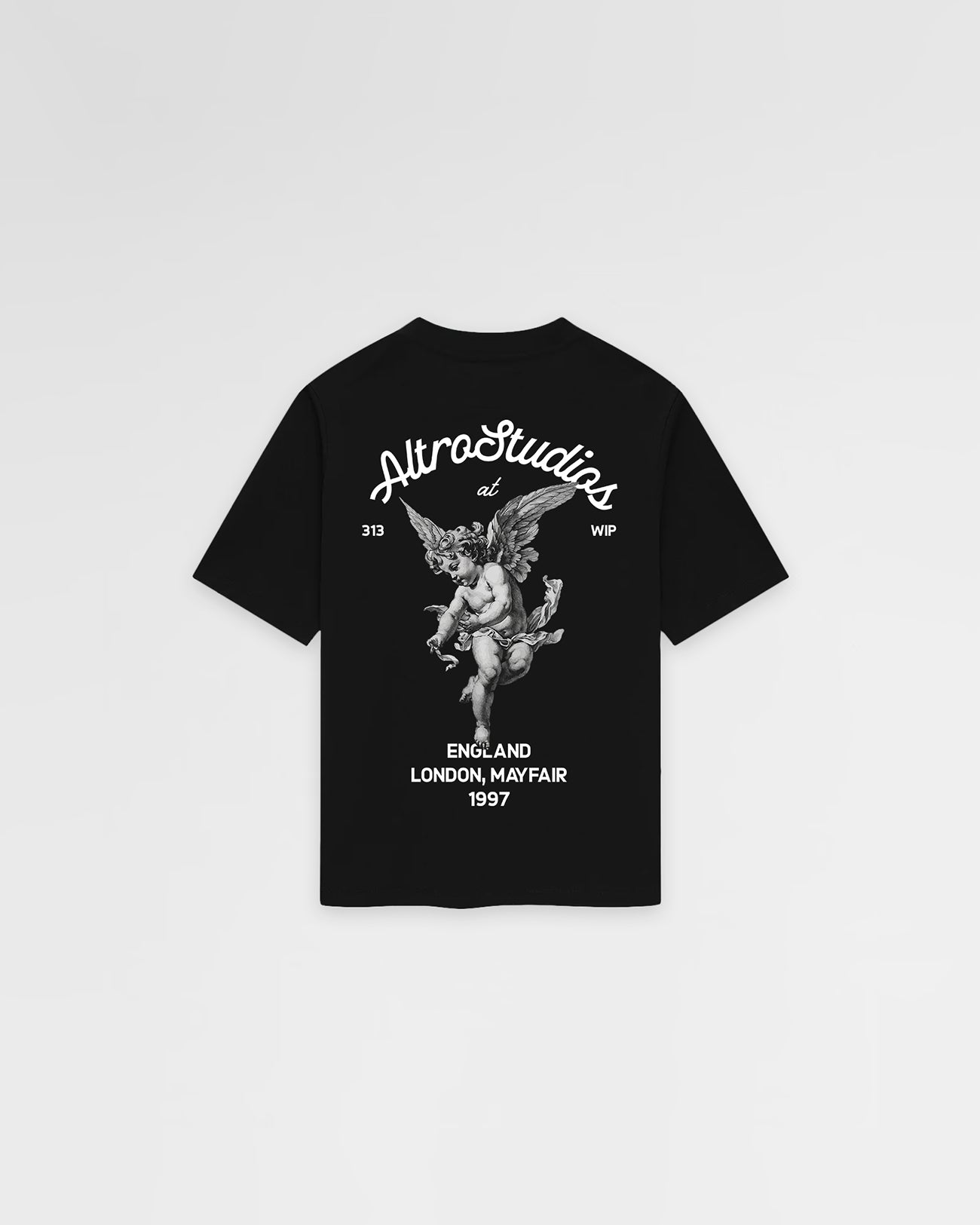 Altro Studios Logo Cupid Print T-Shirt Oversized