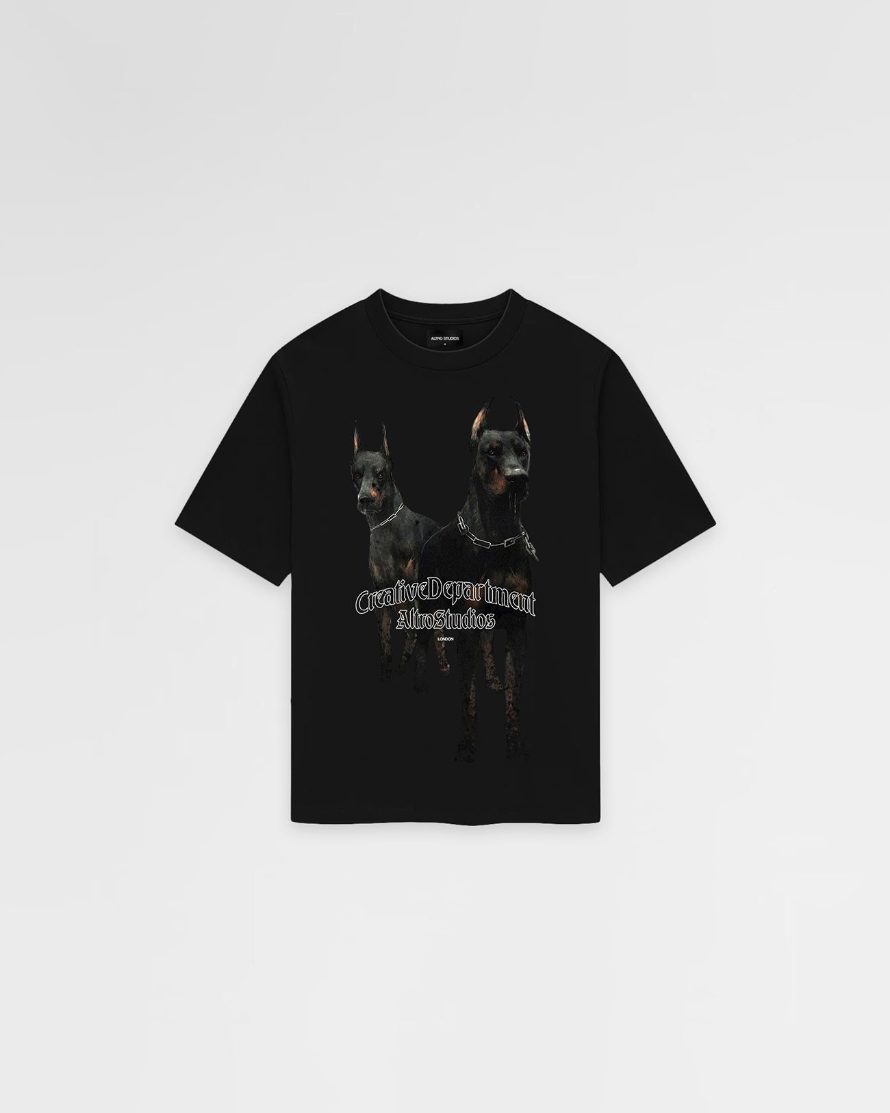 Altro Studios Dogs Logo Print T-Shirt Oversized