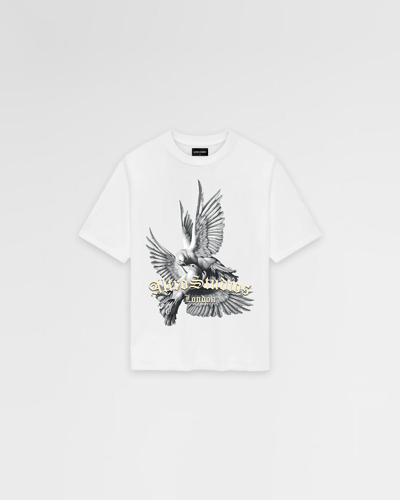 Altro Studios Birds Logo Print T-Shirt Oversized